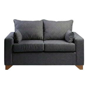 Diseños Valestrini - Sofa Stefanny En Lino Gris Oscuro
