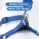 thumbnail image 4 of Arnés para perros Pawtitas, reflectante, ajustable, azul S, 4 of 8