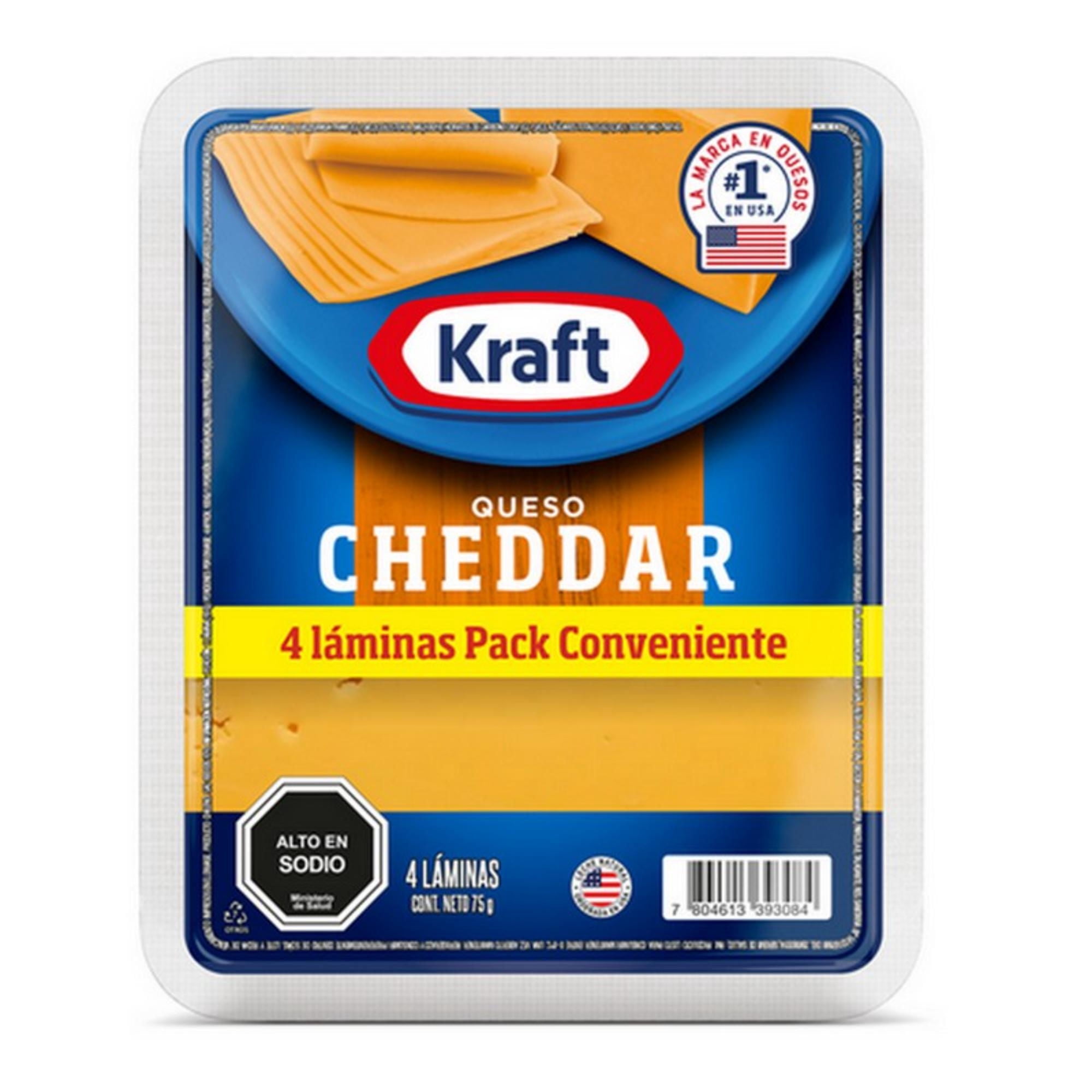 Queso Cheddar Laminado 75 g Kraft