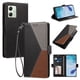 thumbnail image 2 of Funda Cartera Tricolor para Motorola Moto G14 con Soporte, Negro, 2 of 6
