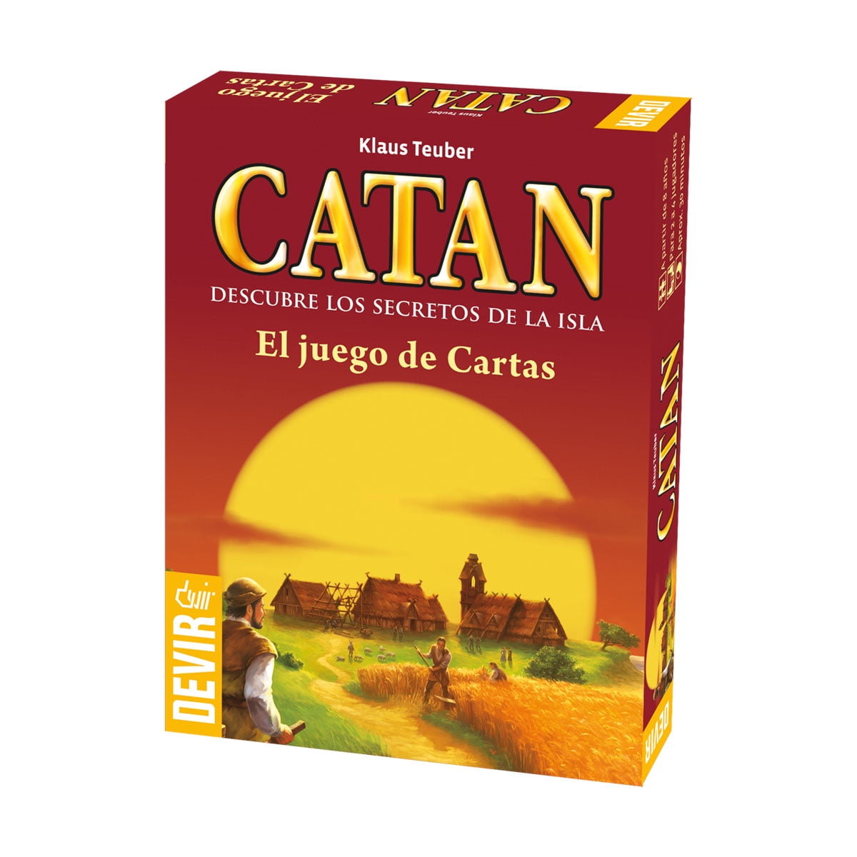Devir - Jdm Catan Cartas Mini (español) Rojo