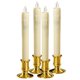 thumbnail image 2 of 4 Velas LED Cálidas Con Llama Oscilante Romántica, Velas Reales Para El Hogar, Boda, Oro B, 2 of 5