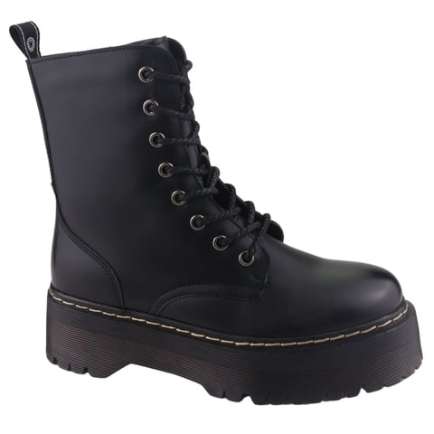 Botin Chalada Mujer Pool-3 Negro Plataforma