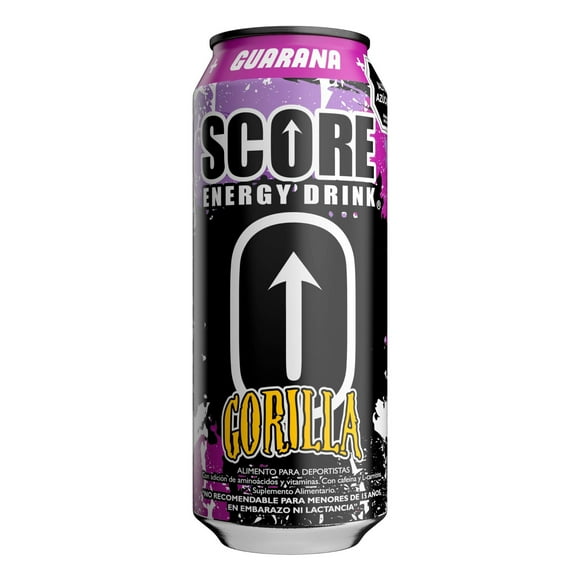 Bebida Energética Lata Guarana Gorilla, 473 ml