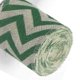 thumbnail image 3 of Cinta AAYU de yute con estampado chevron, 5 cm, verde, 13,7 m, 3 of 5
