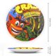 thumbnail image 2 of Crash Bandicoot Plato decorativo de porcelana fina (bone china), plato decorativo de cerámica para hogar, oficina, soporte de pared, platos decorativos para dormitorio - 6 pulgadas (15 cm), 2 of 6