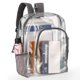 thumbnail image 3 of Mochila Clear Heavy Duty De Pvc Transparente Gris, 3 of 6
