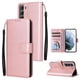 thumbnail image 2 of Funda Cartera para Samsung Galaxy S22 5G con Tarjetero, Soporte y Cordón - Protección Oro rosa, 2 of 5