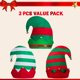 thumbnail image 2 of Gorras navideñas de fieltro unisex JOYIN para elfos navideños, 3 unidades, 2 of 7