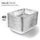 thumbnail image 3 of Bandeja para hornear Stock Your Home 32 × 26 × 6 cm (paquete de 40), 3 of 7
