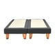 thumbnail image 3 of Base Dividida Cama Europea 2 Plazas 150x190 Cm Gris Oscuro Felpa, 3 of 4