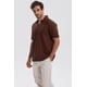 thumbnail image 2 of Polera Hombre Textura Café, 2 of 4