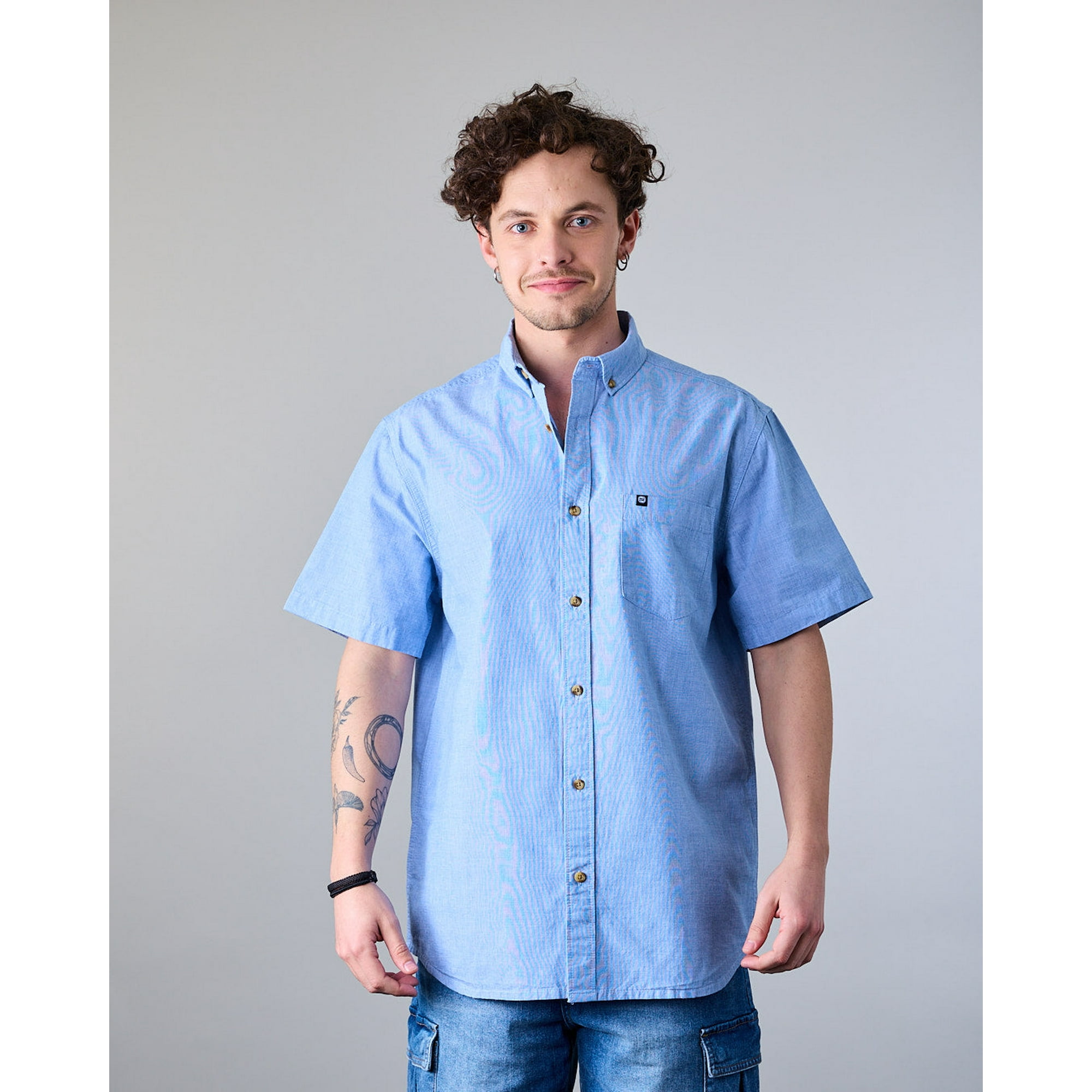 Camisa Manga Corta Hombre Algodón Xv5780 Polemic