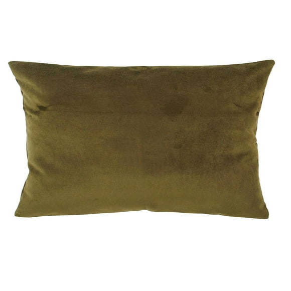 Cojin Felpa New Velvet 30x60 Verde Oliva