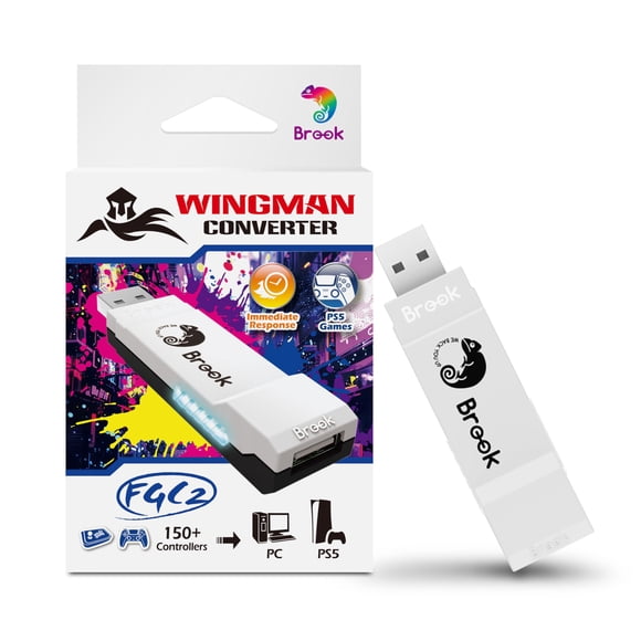 Convertidor de juegos Brook Wingman FGC2 para PS5 y PC