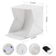 thumbnail image 2 of Kit de estudio fotográfico DEPTHLAN plegable con luz LED de 23 x 23 x 24 cm, 2 of 6