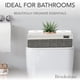 thumbnail image 2 of Juego de 2 cestas de mimbre Brookstone, estilo bohemio, 2 of 6