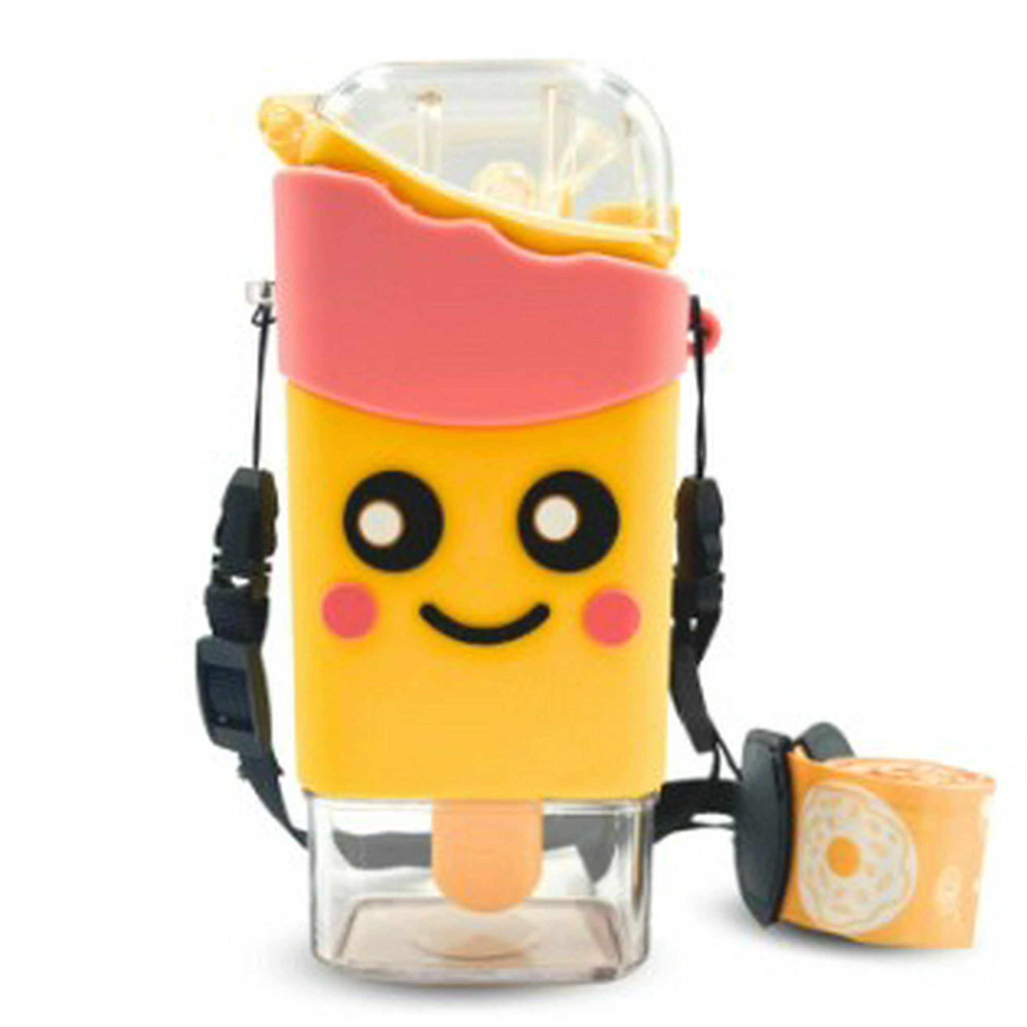 Santú Home & Deco - Botella De Agua Antiderrame Helados Amarillo