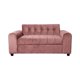 thumbnail image 3 of Sofa Dos Cuerpos Brazo Redondo Felpa Palo Rosa, 3 of 3