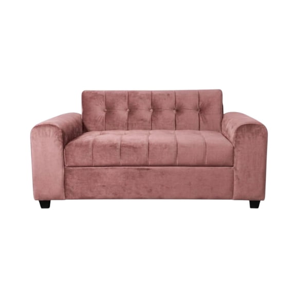 Sofa Tres Cuerpos Brazo Redondo Felpa Palo Rosa