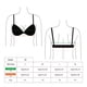 thumbnail image 3 of Bikini triangulo con vuelos estampado negro, 3 of 3