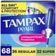 thumbnail image 1 of Tampones Pearl Leakguard Regular Y Super 68 Unidades, 1 of 9