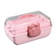 thumbnail image 2 of Caja de almacenamiento de accesorios para el cabello para niñas, caja de joyería cosmética, soporte para lazos para el cabello, caja de joyería, caja Rosa, 2 of 5