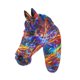 thumbnail image 5 of Escultura De Pared De Cabeza De Caballo, Figura De Animal Para Bares De Granja, Decoración Del Hogar, Estilo B, 5 of 5