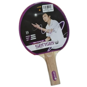 Sensei - Paleta Ping Pong Principiante 1* Mango Largo Pimpel Up 7Mm