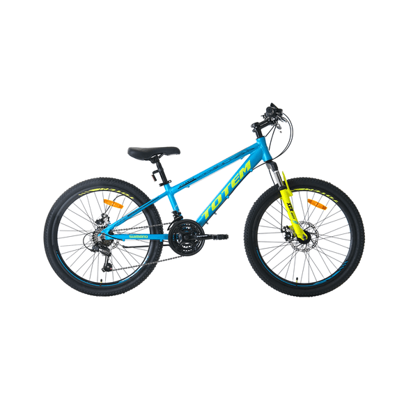 Bicicleta Totem Mtb Aro 24 Modelo Atlantis Azul Camaleon