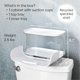 thumbnail image 3 of Gabinete para baño YouCopia Hideaway para rollos de papel y toallitas, 3 of 7