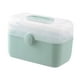 thumbnail image 1 of Caja Organizadora De Almacenamiento De Medicamentos Contenedor Con Candado Estuche De Transporte De Primeros Auxilios Verde M, 1 of 3