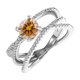 thumbnail image 1 of Anillos de Compromiso de Moissanita de 1 Quilate para Mujer Color D Claridad VVS1 Anillos de Diamante Anillos de Plata Esterlina 925 Regalos Anillos de Boda de Moissanita con Certificado, 1 of 8