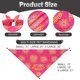 thumbnail image 4 of Bandana para perro Agroon 38 cm/46 cm/61 cm Rosa Pastel Cumpleaños, 4 of 8