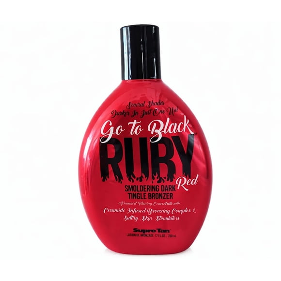 Bronceador Supre 355 ml Ruby Red con DHA y hormigueo