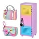 thumbnail image 1 of Paquete De Casilleros Y Bolso Locker Rainbow Bow, 1 of 3