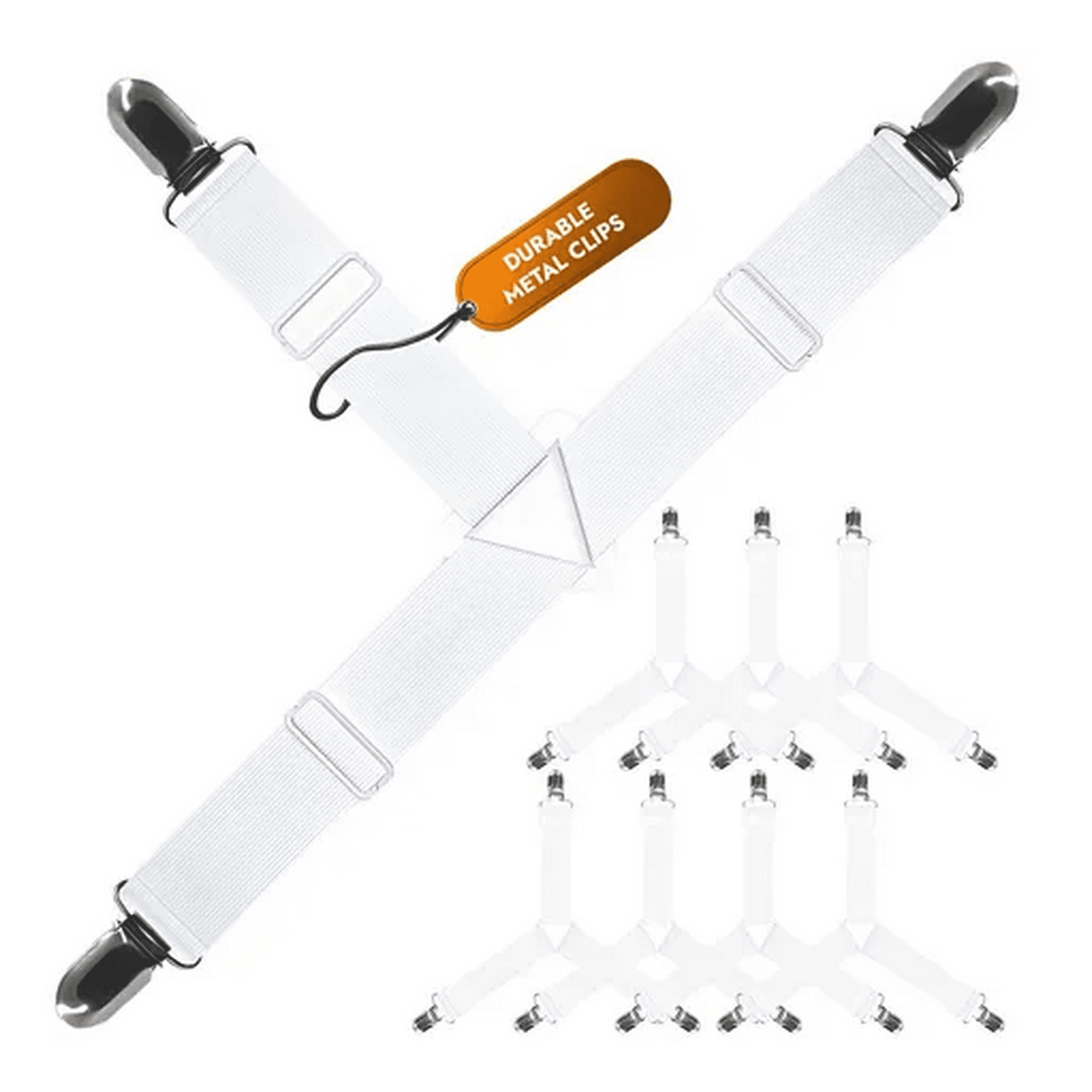 Genérico - Correas Elásticas Para Sabanas 8 Unidades