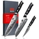 thumbnail image 1 of Juego de cuchillos SHAN ZU Damascus Japanese Steel 3 piezas con mango G10, 1 of 8