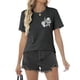 thumbnail image 3 of Camiseta Talovee para Día del Juego de Béisbol para mujer, color gris oscuro, talla M, 3 of 6