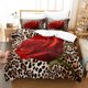 thumbnail image 1 of Red Rose Leopard Bedding Set Luxury Comforter Pillowcase Comforter Couple Wedding Romantic Duvet Cover, 1 of 5