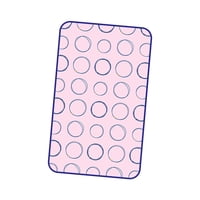 Bothyi - Tabla De Planchar Plegable Para El Hogar, Pantalones De Viaje, Falda, Vestido, Círculo Rojo M