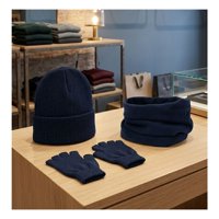Genérico - Set Invierno Térmico: Gorro Beanie + Guantes Sin Dedos + Cuello
