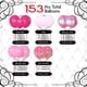 thumbnail image 2 of Kit de guirnalda de globos rosa metálico A Archloon de 157 piezas, 2 of 7