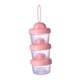 thumbnail image 3 of Dispensador Portátil De Fórmula De Leche Para Viajes, Tapa Hermética De 3 Capas, Apilable, Rosa, 60 Ml, 3 of 5