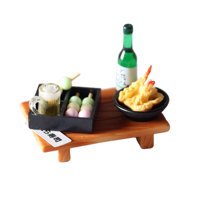 Bothyi - 1/12 Casa De Muñecas Sushi Japonés Bola De Pescado Juguetes De Comida Para Niños