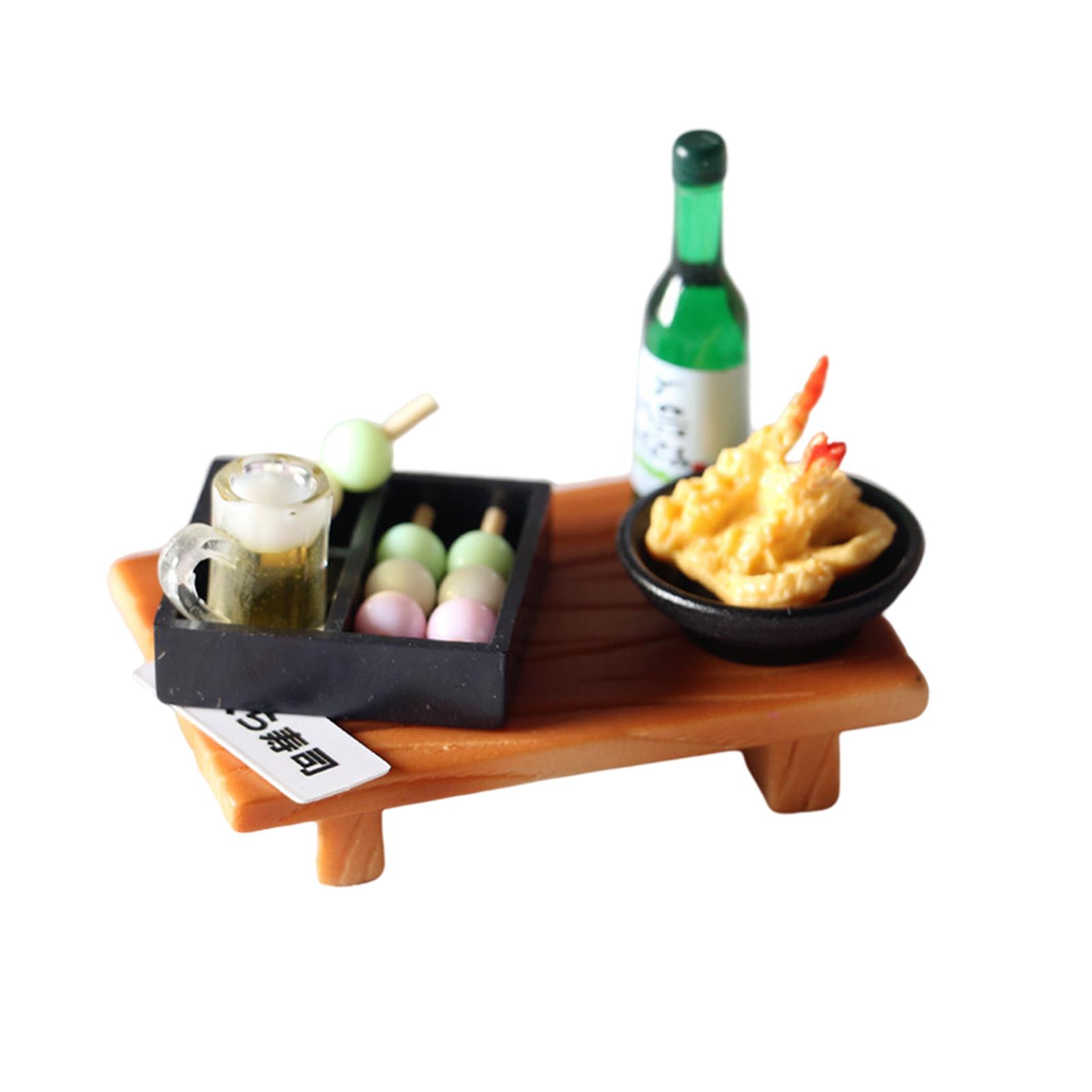 Bothyi - 1/12 Casa De Muñecas Sushi Japonés Bola De Pescado Juguetes De Comida Para Niños