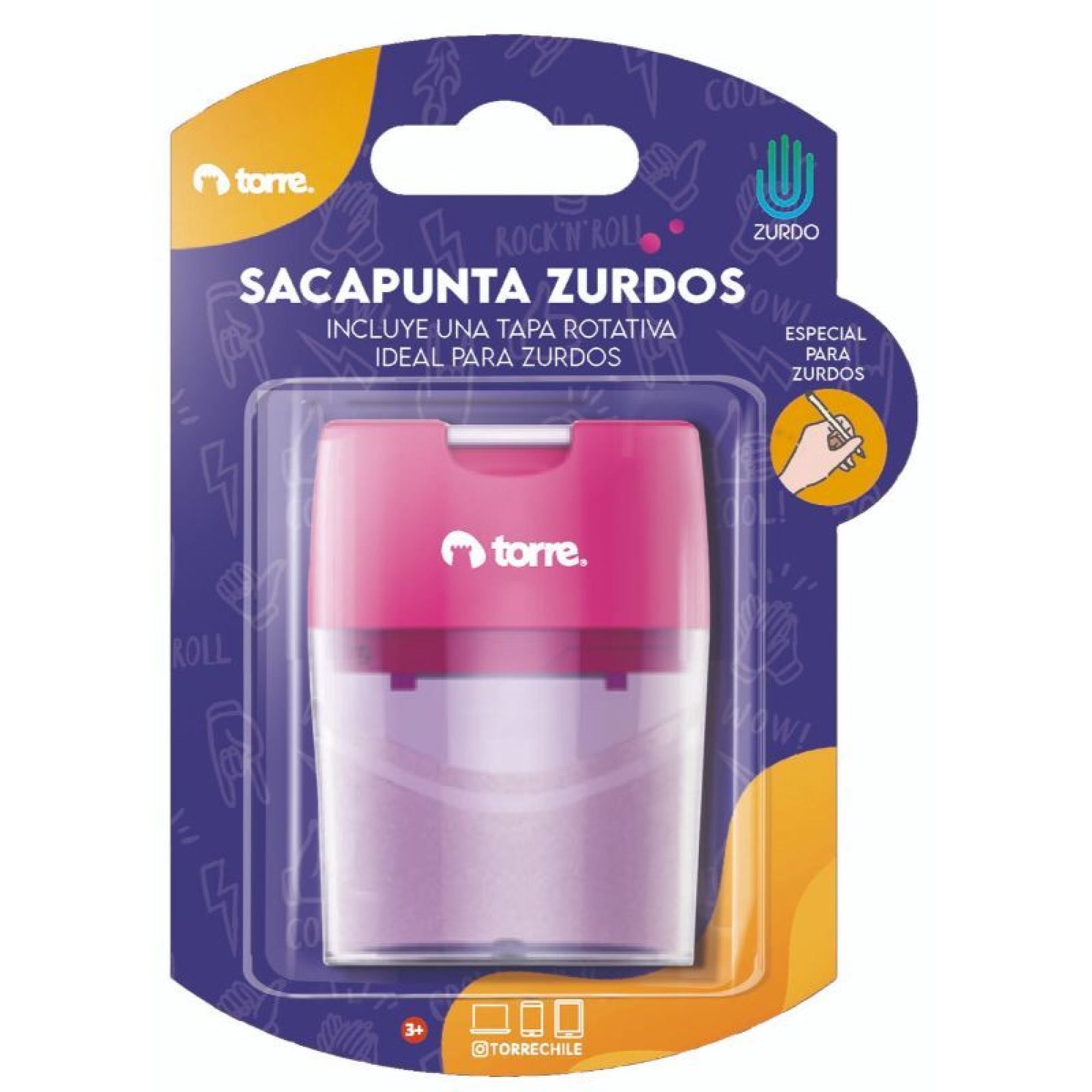 Sacapuntas Zurdos Doble C/dep Torre
