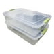 thumbnail image 4 of Caja Organizadora 32lts Wenco Plástico 67x40x16cm Bajo Cama Agua Transparente, 4 of 4