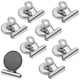 thumbnail image 1 of Paquete de 8 clips magnéticos JTIEO para nevera (plateados), 1 of 6