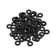 thumbnail image 4 of 100x Silicona O Anillos Tapones DIY Encanto Cuentas Para Collar Diadema Ropa Negro, 4 of 5
